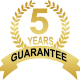 5 years guarantee